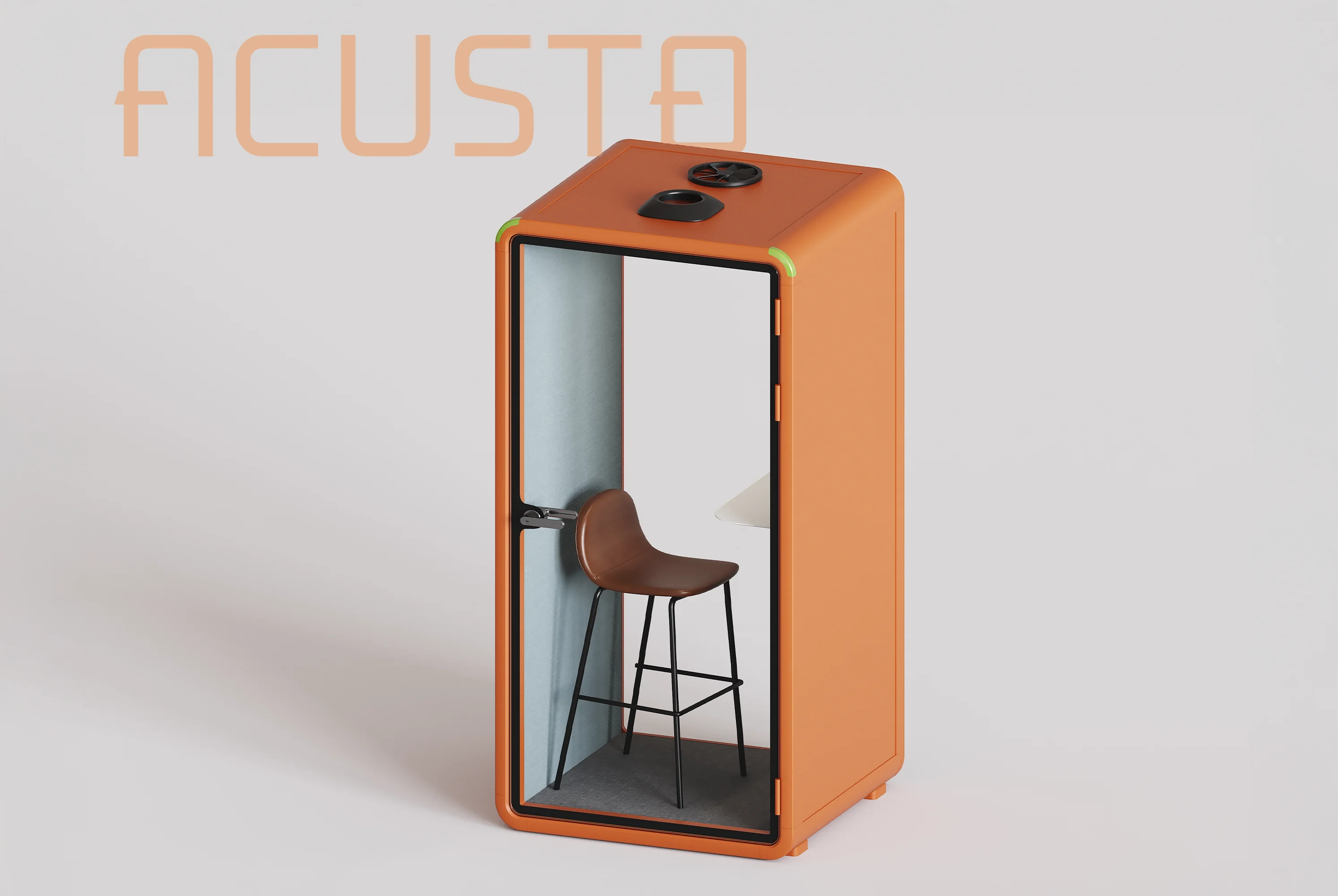 Cabinas insonorizadas para oficina, modelo individual