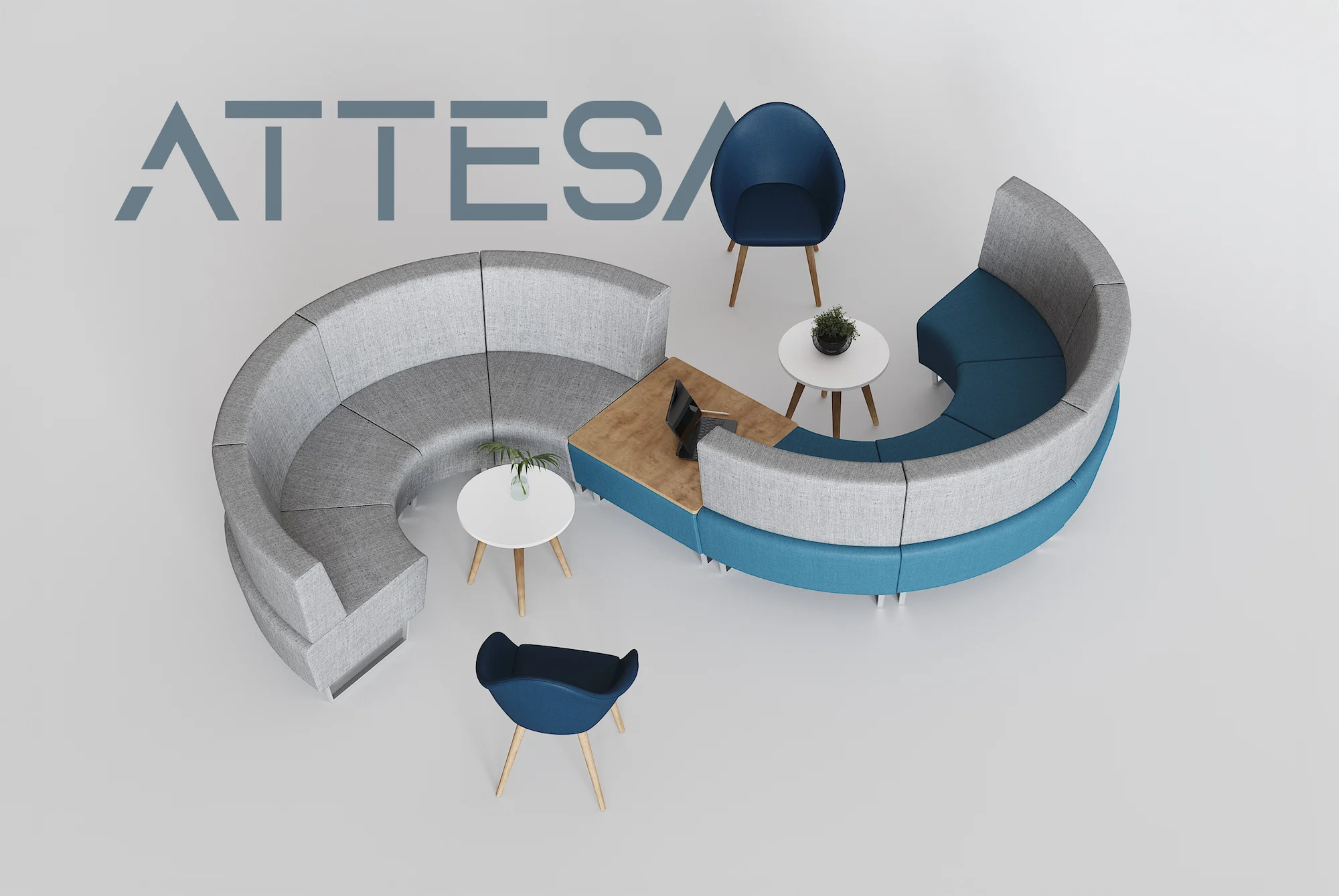 Sillones de espera modulables
