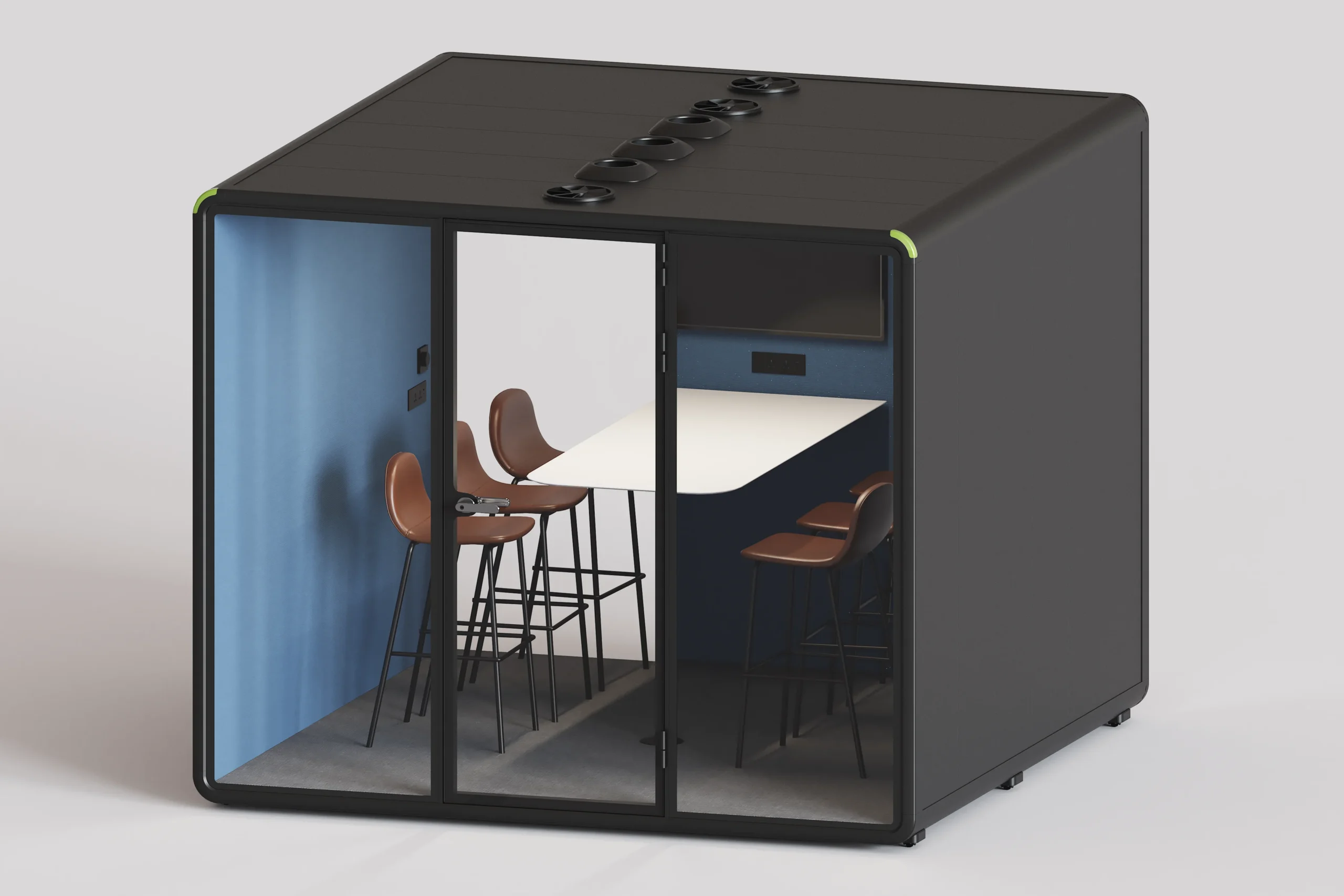Interior de cabina Acusto modelo XL