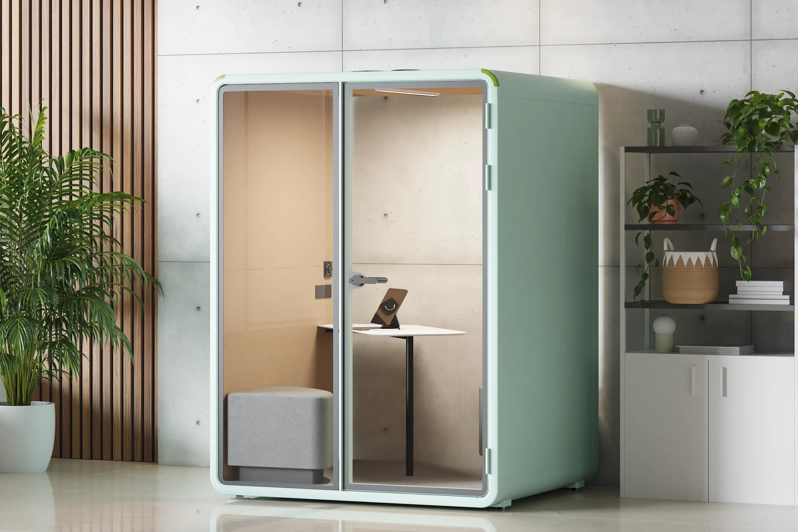 Cabina Acusto XL en oficina corporativa