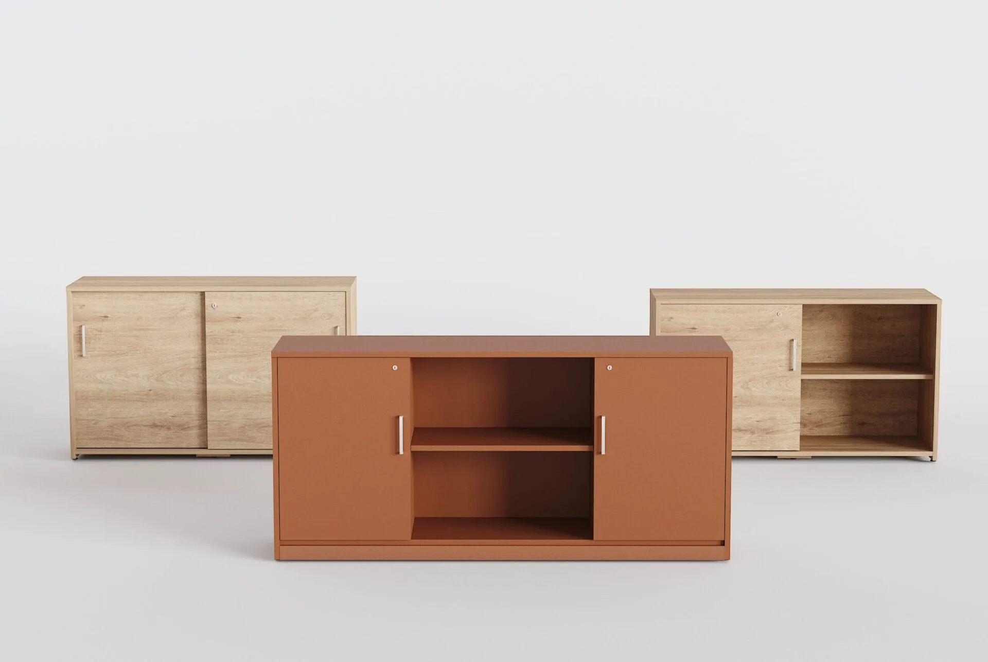 Archiveros verticales y horizontales